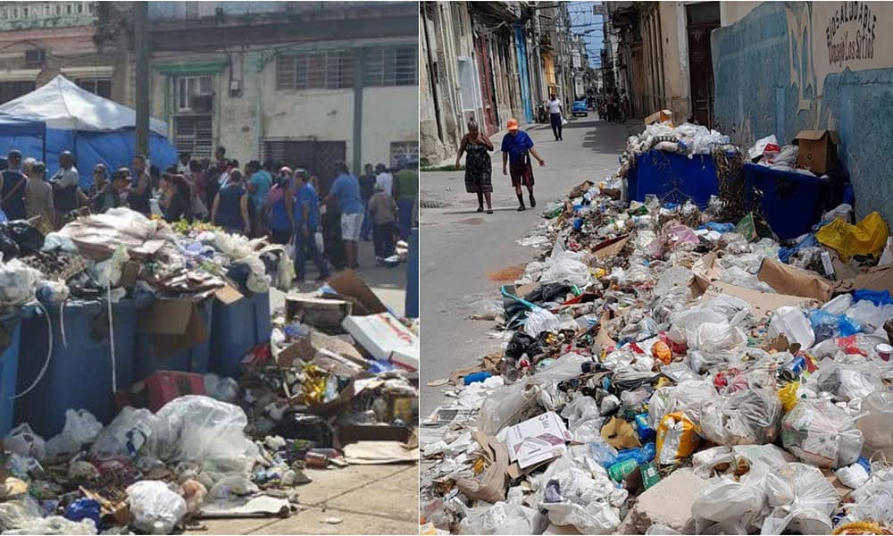 The crisis in Havana worsens with garbage collection