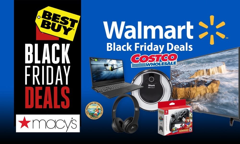 Super Black Friday in California.  Hours of major stores with offers