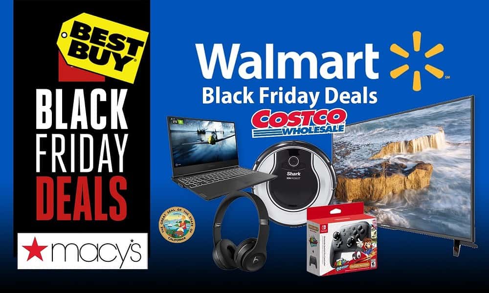 Super Black Friday in California.  Hours of major stores with offers