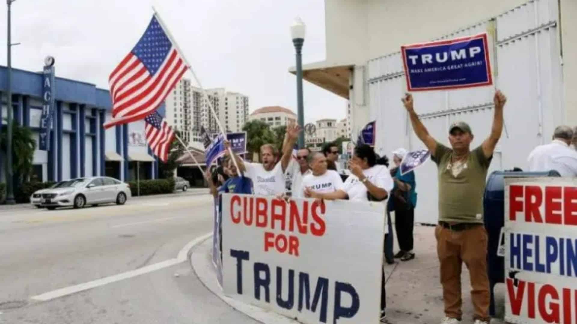 trump cubanos hialeah