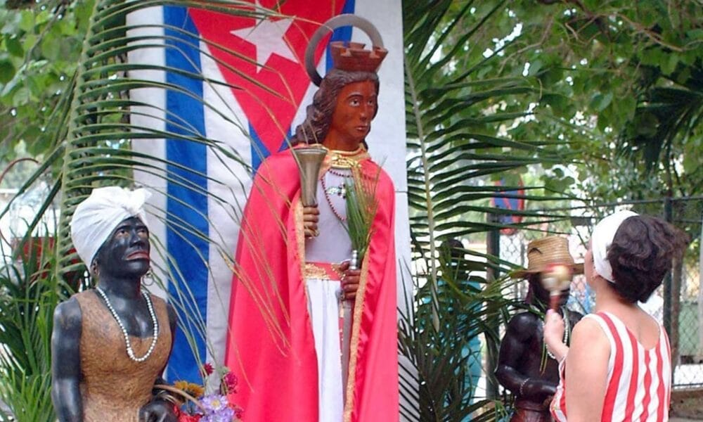 Why do Cubans venerate Santa Barbara (Chango) on December 4th?
