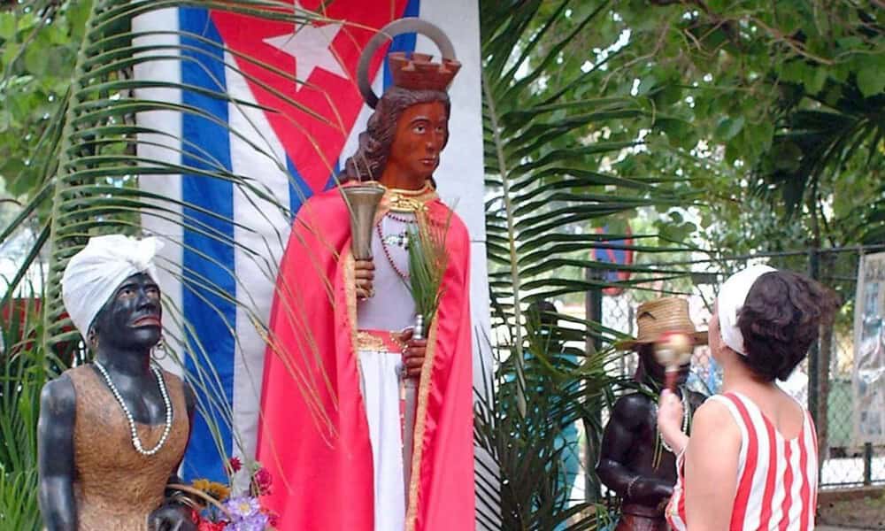 Why do Cubans venerate Santa Barbara (Chango) on December 4th?