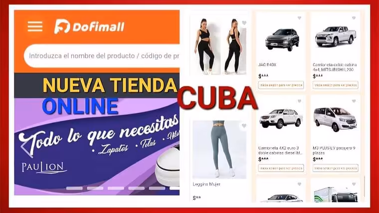 Dofimall: Nueva tienda online con productos chinos para Cuba