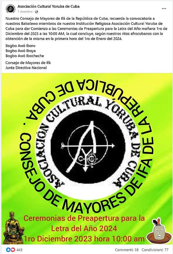 Letter of the year 2024 to Cuba and the world. Everything is ready for