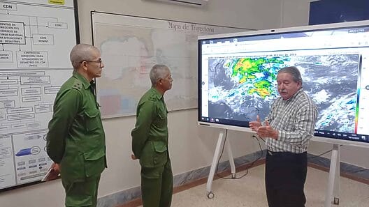 Lluvias, tormentas eléctricas e inundaciones costeras en el occidente de Cuba