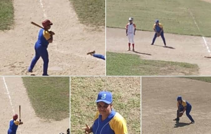 Mujer debuta en torneo de béisbol en Cuba y genera estas reacciones denigrantes