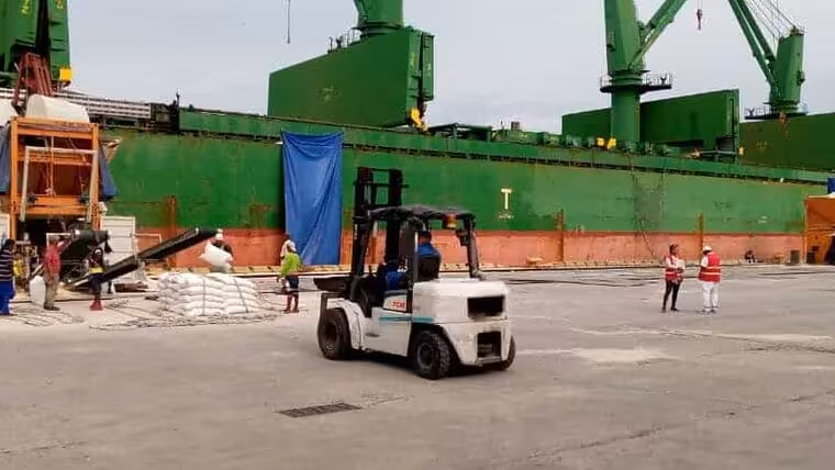 Nota informativa sobre distribución del arroz pendiente de diciembre en Cuba