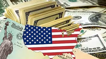 Cheque de estímulo con pago único de 00 dólares para los residentes de este estados de Estados Unidos