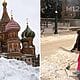 cubanos nieve moscu rusia