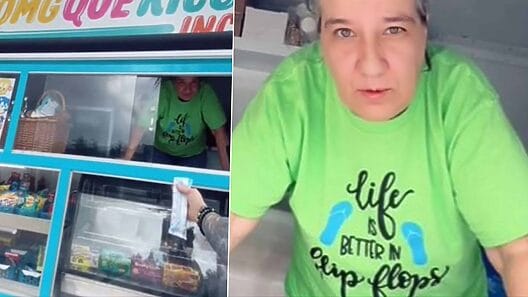 Migrante cubana vive de vender helados en Estados Unidos