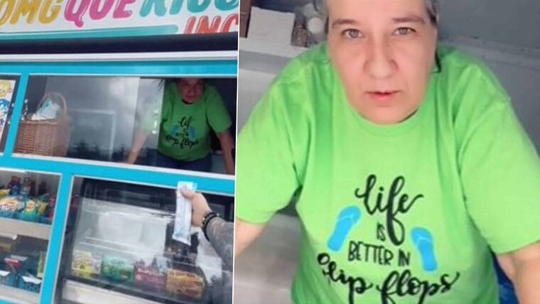 Migrante cubana vive de vender helados en Estados Unidos