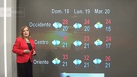 Nuevo frente frío se aproxima a Cuba: pronóstico del tiempo
