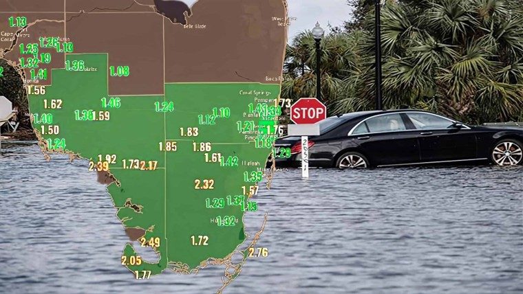 Alerta de inundaciones y vientos en el sur de Florida: varios condados en alerta