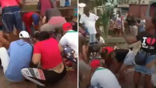 Escasez: se filtra video de cubanos recogiendo alimentos del suelo en una Feria Agropecuaria