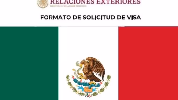 Así es el nuevo formulario de solicitud de visa para México