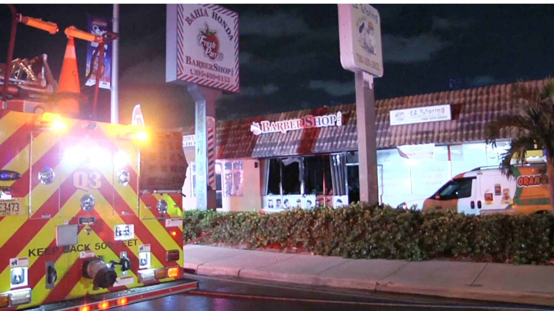 barbería cubana incendio