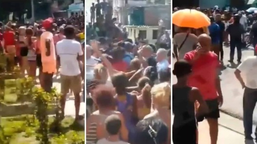 Reportan protestas en Cuba por escasez y apagones: «Corriente y comida»