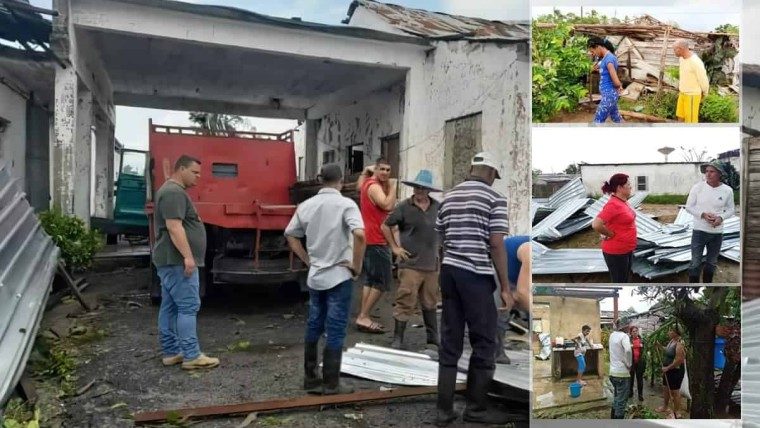 Tornado en Los Palacios, Pinar del Río: Evaluación de daños y trabajo de recuperación
