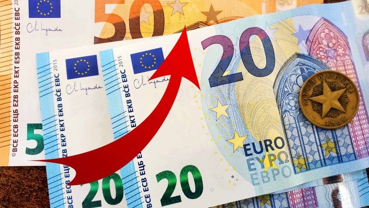 Gran subida del euro en Cuba hoy. Tasas de cambio del dólar y la MLC