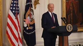 El presidente de Estados Unidos, Joe Biden, pronuncia un discurso en una conferencia de prensa de EE.UU.