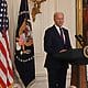 El presidente de Estados Unidos, Joe Biden, pronuncia un discurso en una conferencia de prensa de EE.UU.