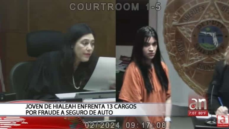 Cubana en Miami enfrenta 13 cargos por fingir accidente y estafar a aseguradora