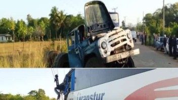Dos muertos y varios heridos tras choque entre ómnibus y camión en Mayabeque, Cuba