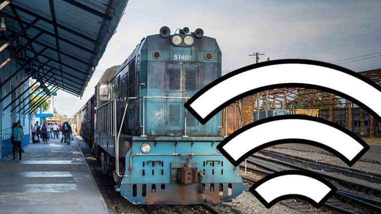 Prueba Cuba conexión Wifi en sus trenes nacionales