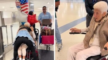 Abuela cubana de 92 años se reúne con su familia en Miami gracias al parole 