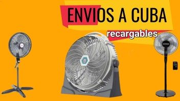 Así puedes comprar ventiladores recargables para enviar a tu familia en Cuba