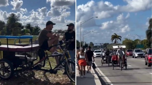 Bicitaxeros cubanos toman las calles de Miami: «Cobran $20 la carrera»