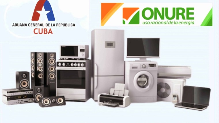 Informan sobre regulaciones de la Aduana y la Onure para importar electrodomésticos a Cuba