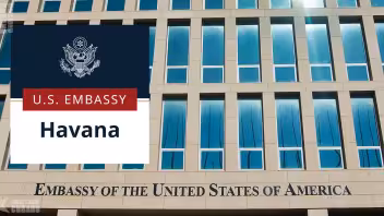 Información de la Embajada de Estados Unidos en Cuba sobre suspensión de servicios consulares