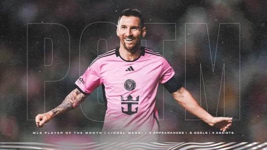 Messi, imparable: Jugador del Mes de la MLS con Inter Miami
