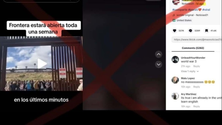 ¿Quieres cruzar la frontera EEUU-México? CBP desmiente mensajes falsos