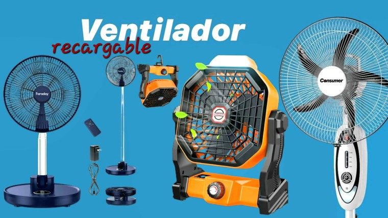 Calor, apagones, mosquitos, dengue: Los mejores ventiladores recargables para enviar a Cuba