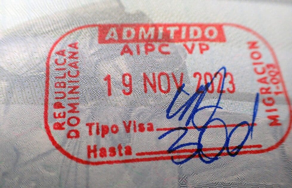 pasaporte visa dominicana