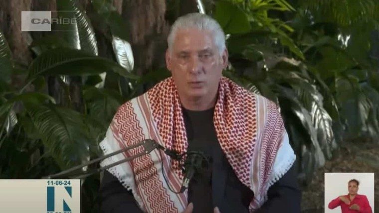 Díaz-Canel a jóvenes de EEUU: «no ponemos comida en las vidrieras para que compre el que pueda»