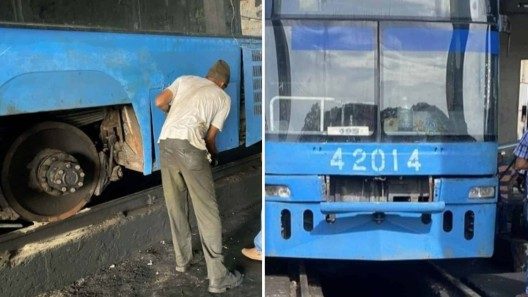 Ferrobús en Cuba: con la crisis, la Yutong se convierte en «tren»