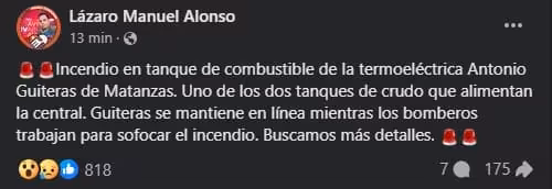 incendio guiteras