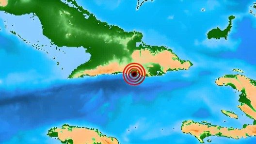 Sismo de magnitud 4.3 Richter sacude Santiago de Cuba