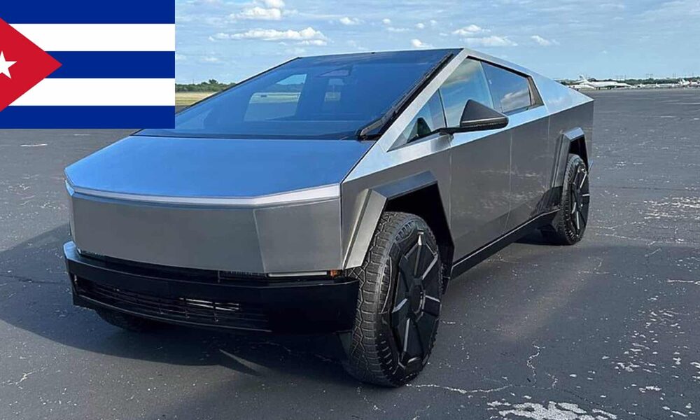 tesla cybertruck cuba miami