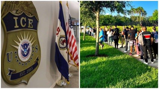 Detenciones y deportaciones: Cubanos forman largas colas para asistir a citas con ICE en Miramar