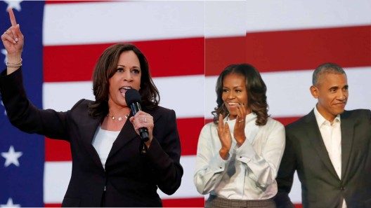 Barack y Michelle Obama respaldan a Kamala Harris para que se convierta en presidenta de Estados Unidos