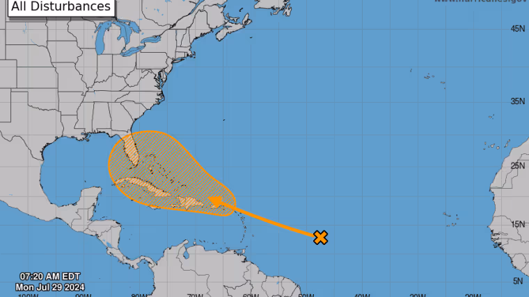 Cuba vigila de cerca: NHC advierte sobre posible tormenta tropical en el Caribe