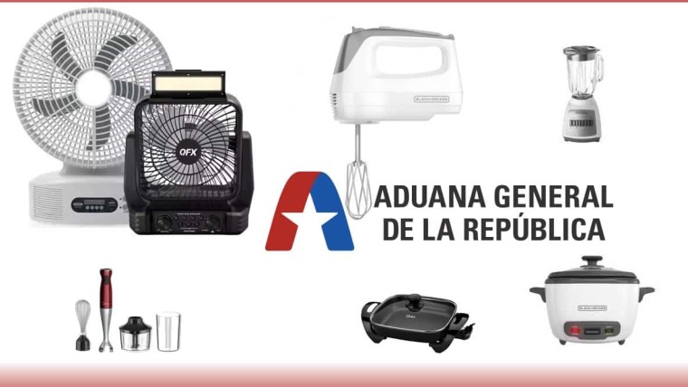 Electrodomésticos baratos para Cuba según el listado de la Aduana