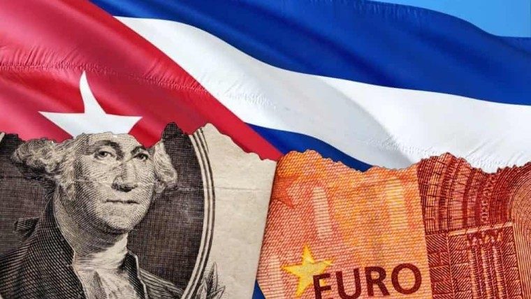 Gran caída en el precio del dólar y el euro en Cuba hoy. Tasas de cambio del mercado informal