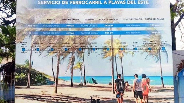 Habilitado tren hacia las playas del este de La Habana