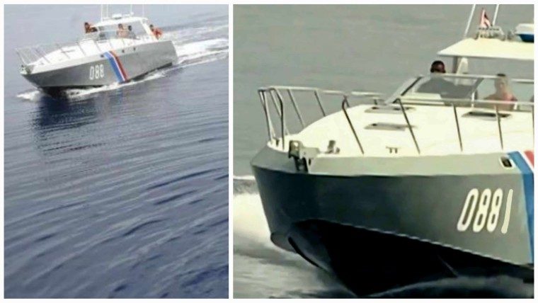 Información del MININT sobre embarcaciones en las costas cubanas