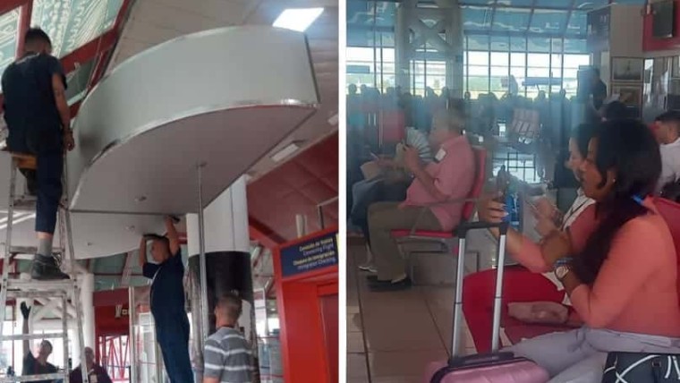 Instalan rooftop en el Aeropuerto de La Habana para «mejorar» la climatización: ¿solución definitiva?